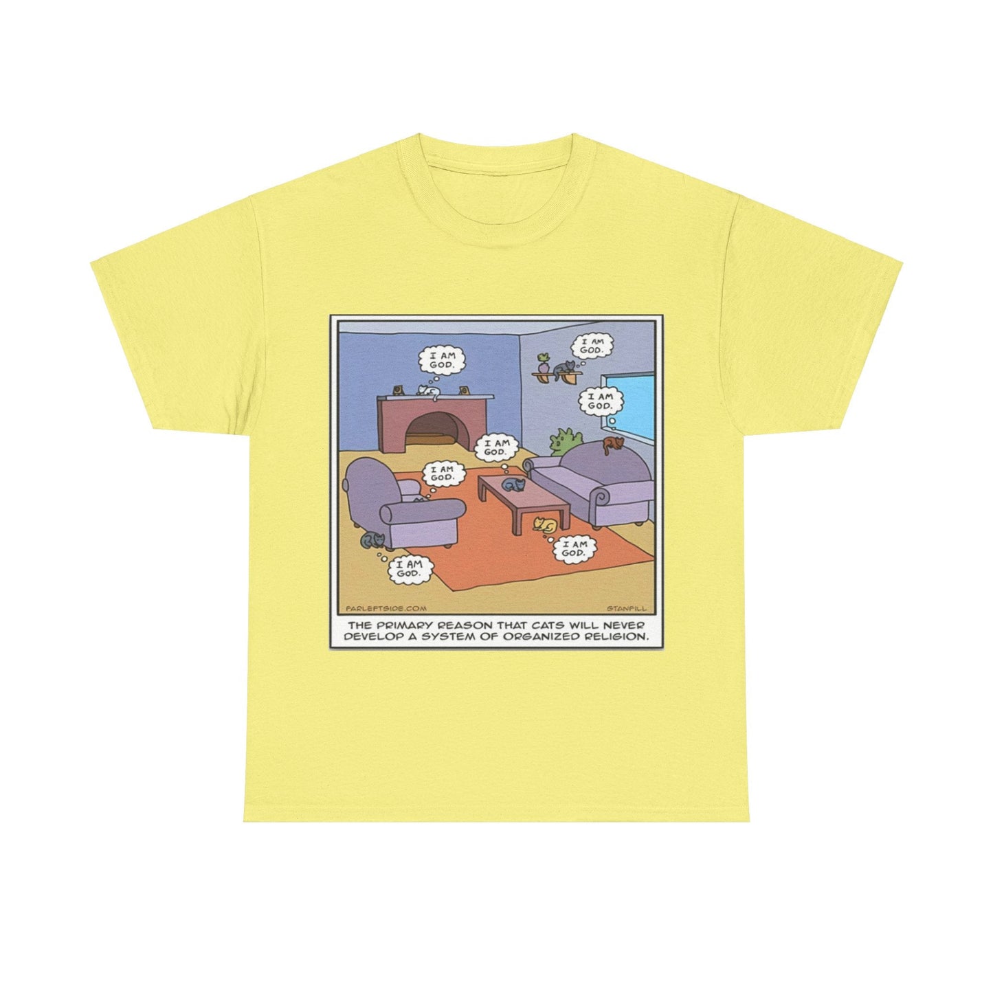 Funny Cat Tee - Tiny Zen Gardens