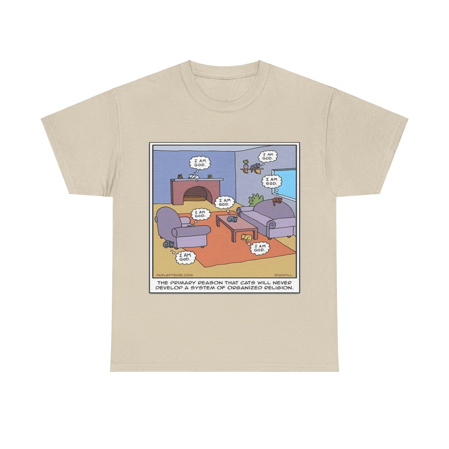 Funny Cat Tee - Tiny Zen Gardens