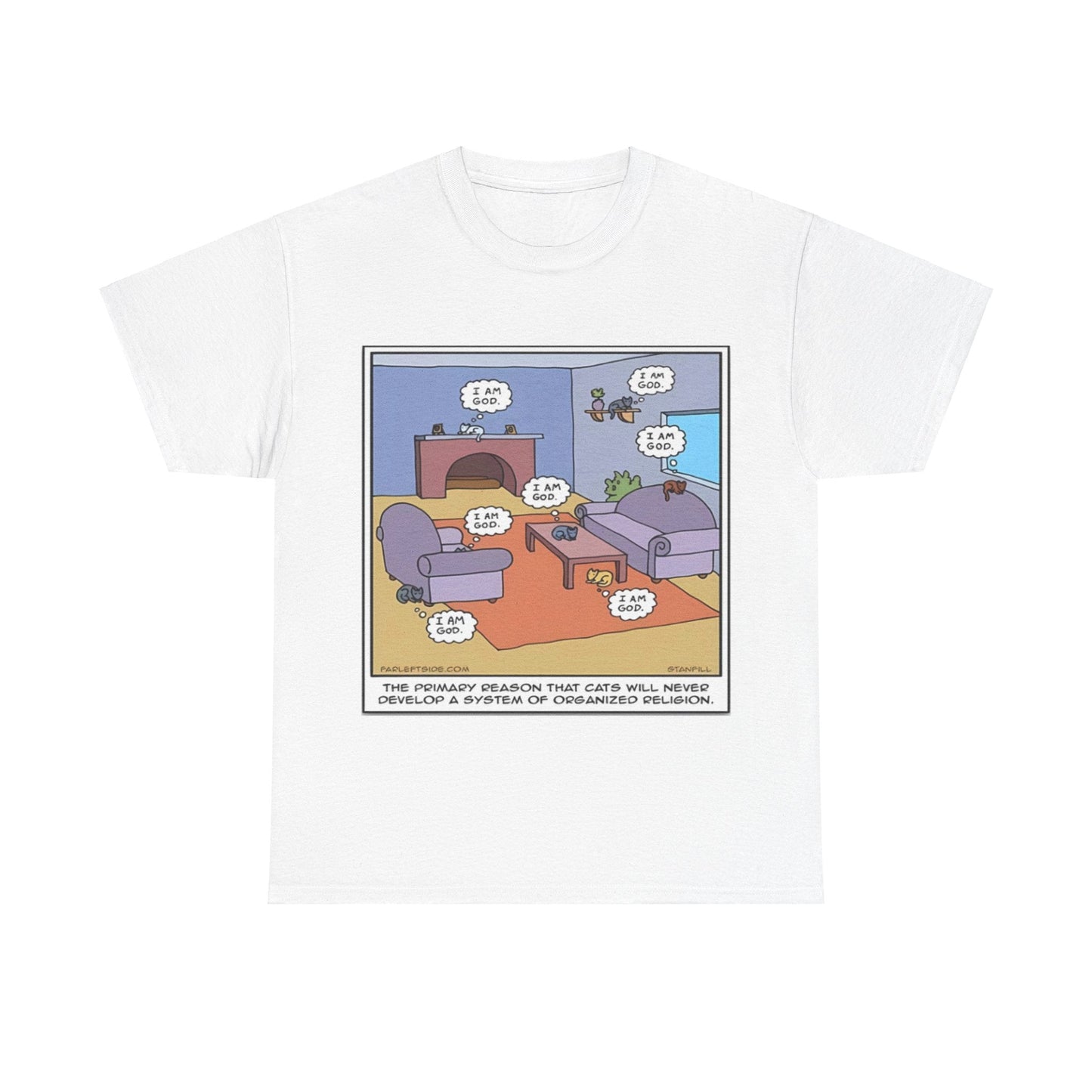 Funny Cat Tee - Tiny Zen Gardens