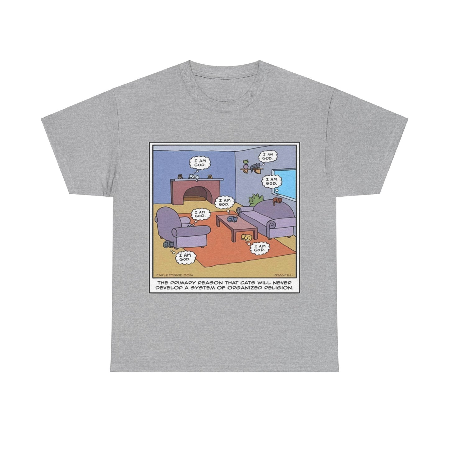 Funny Cat Tee - Tiny Zen Gardens