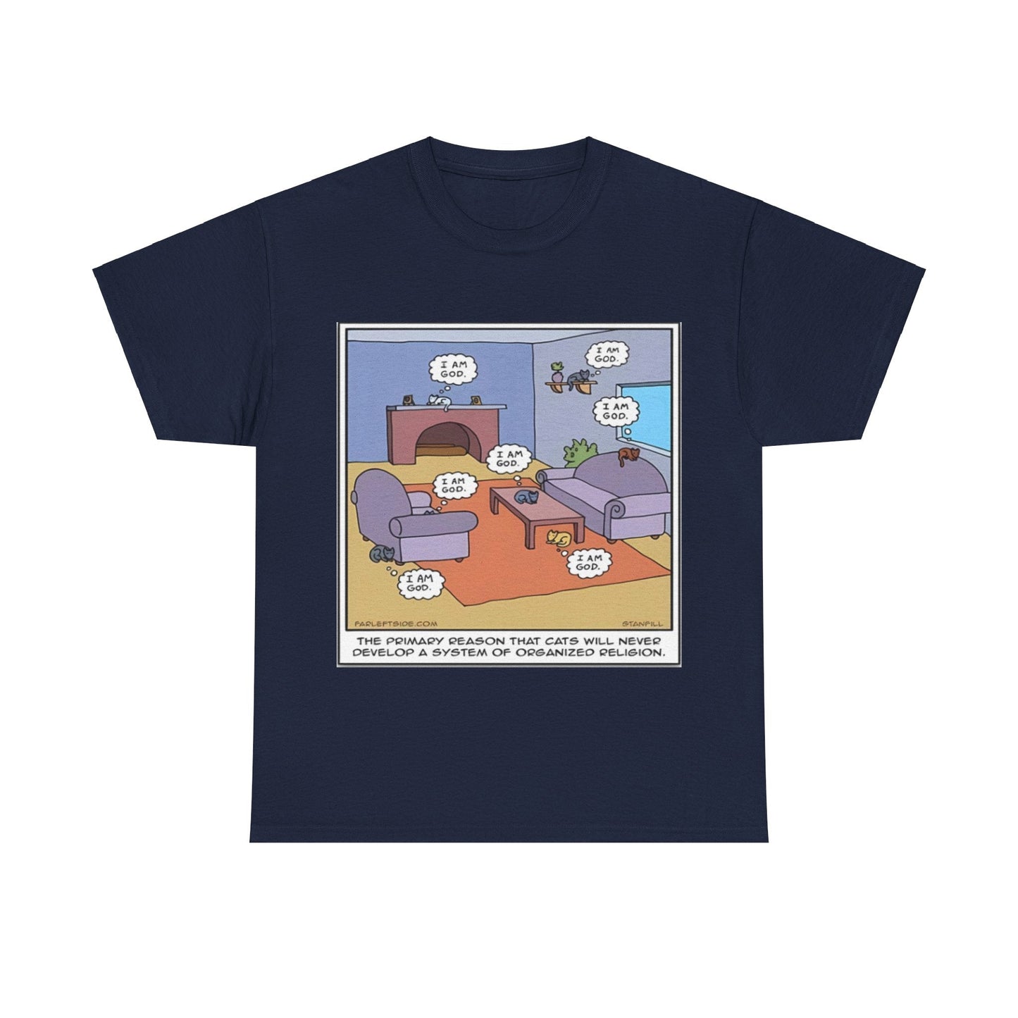 Funny Cat Tee - Tiny Zen Gardens