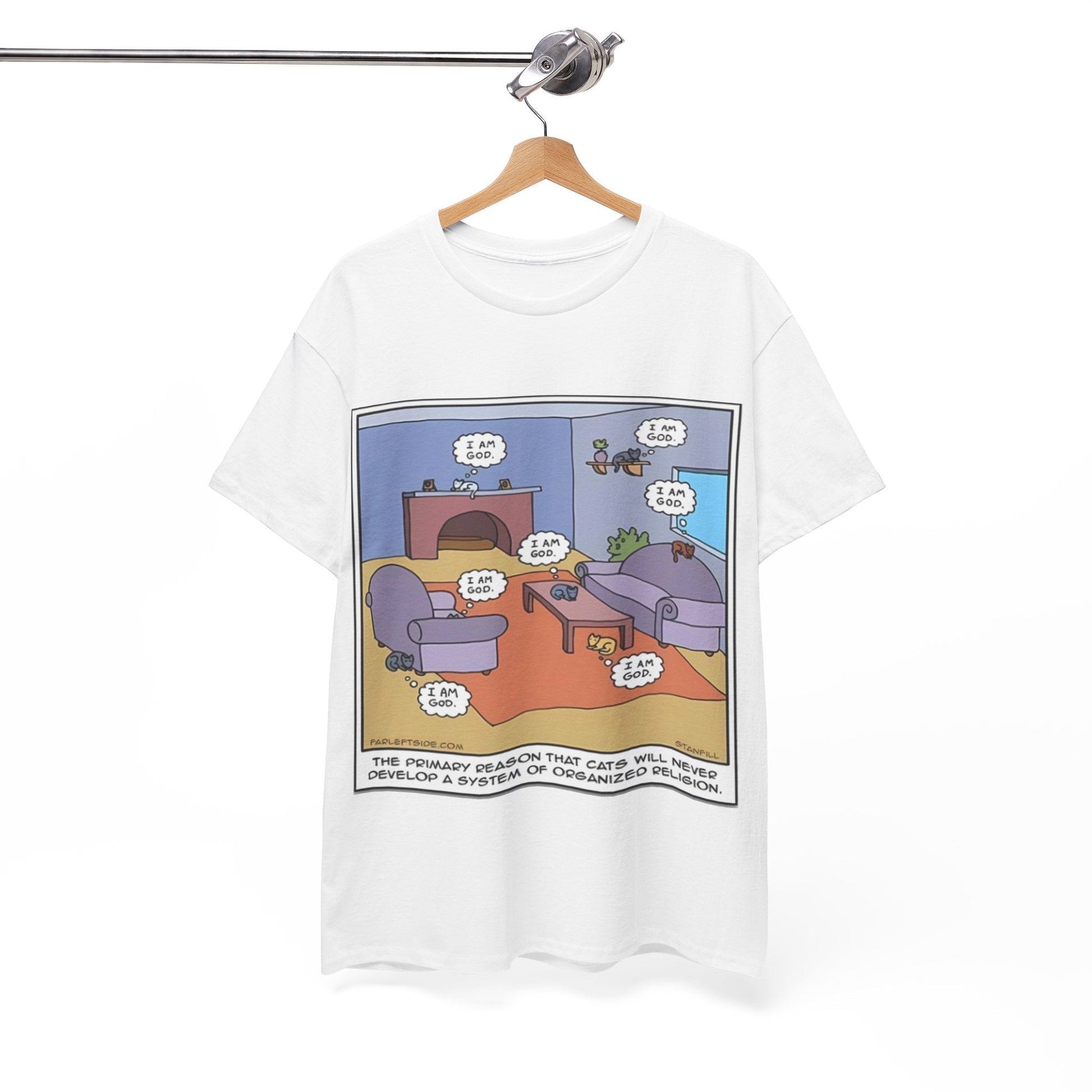 Funny Cat Tee - Tiny Zen Gardens