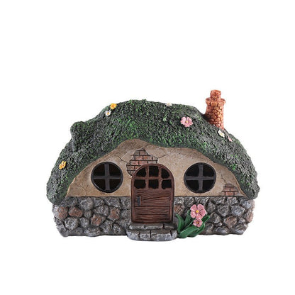 Gardening LED Solar Light Fairy House High Quality - Tiny Zen Gardens