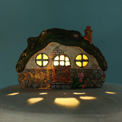 Gardening LED Solar Light Fairy House High Quality - Tiny Zen Gardens