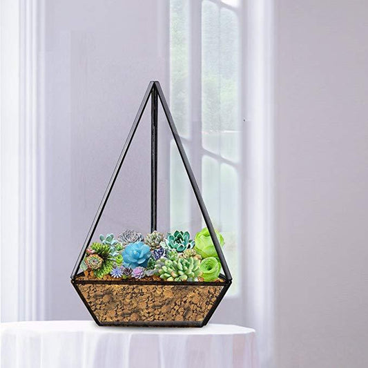 Geometric Terrarium Vessel - Tiny Zen Gardens