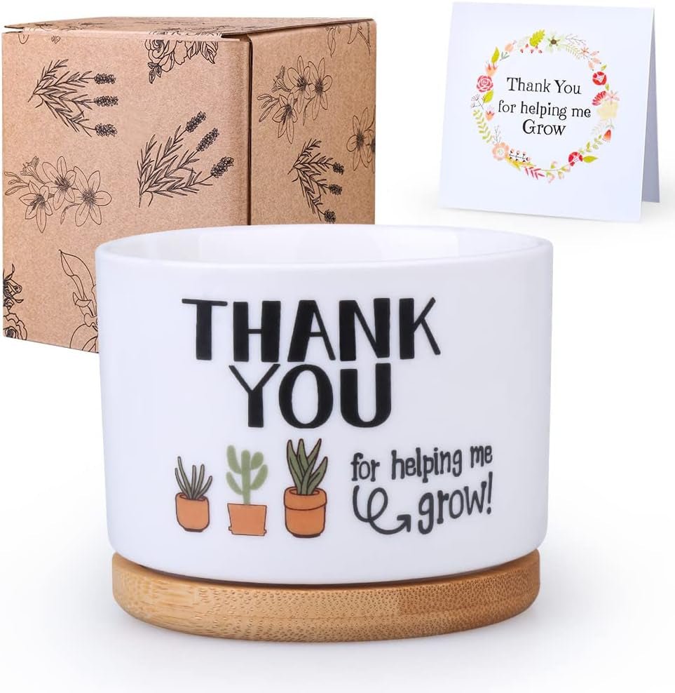 Gifts Set Thankyou for helping me grow | Tiny Zen Gardens - Tiny Zen Gardens