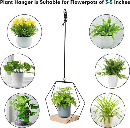 Hanging Flower Pot Plant Bracket Air Green Plant Flower Pot Decoration - Tiny Zen Gardens
