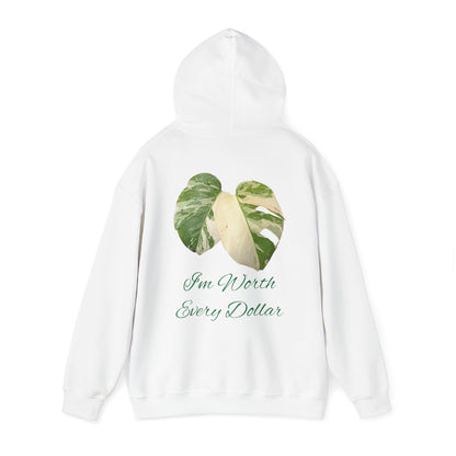 Hooded Jumper (I am worth every dollar) - Tiny Zen Gardens