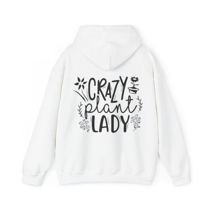 Hooded Sweatshirt | Crazy plant lady - Tiny Zen Gardens