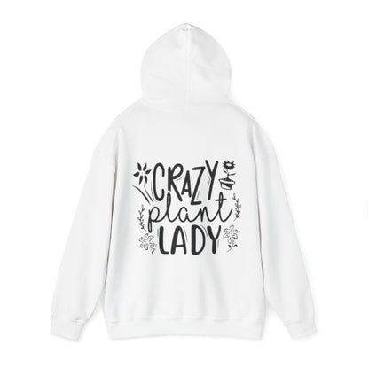 Hooded Sweatshirt | Crazy plant lady - Tiny Zen Gardens