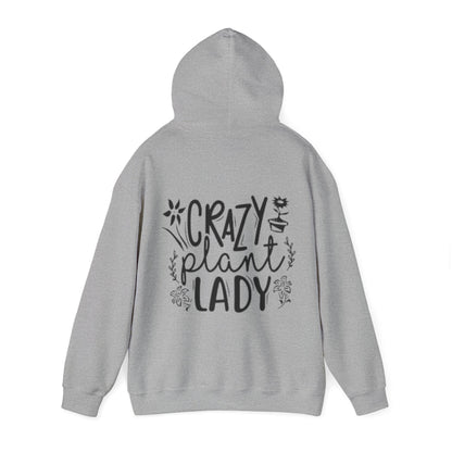 Hooded Sweatshirt | Crazy plant lady - Tiny Zen Gardens