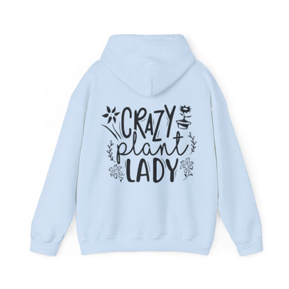 Hooded Sweatshirt | Crazy plant lady - Tiny Zen Gardens