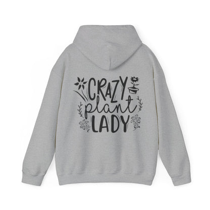 Hooded Sweatshirt | Crazy plant lady - Tiny Zen Gardens