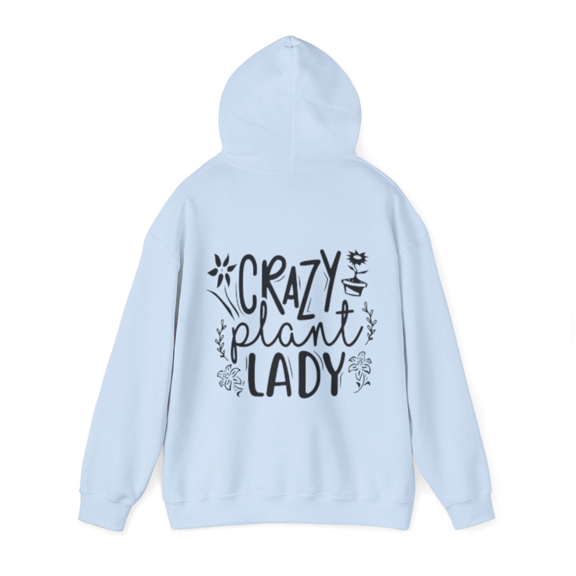 Hooded Sweatshirt | Crazy plant lady - Tiny Zen Gardens