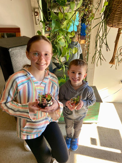 Kids Terrarium Class - Tiny Zen Gardens