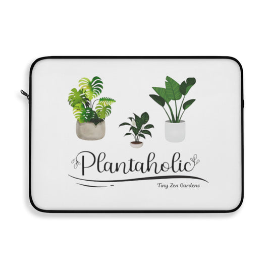 Laptop Sleeve | Plantaholic | Tiny Zen Gardens - Tiny Zen Gardens