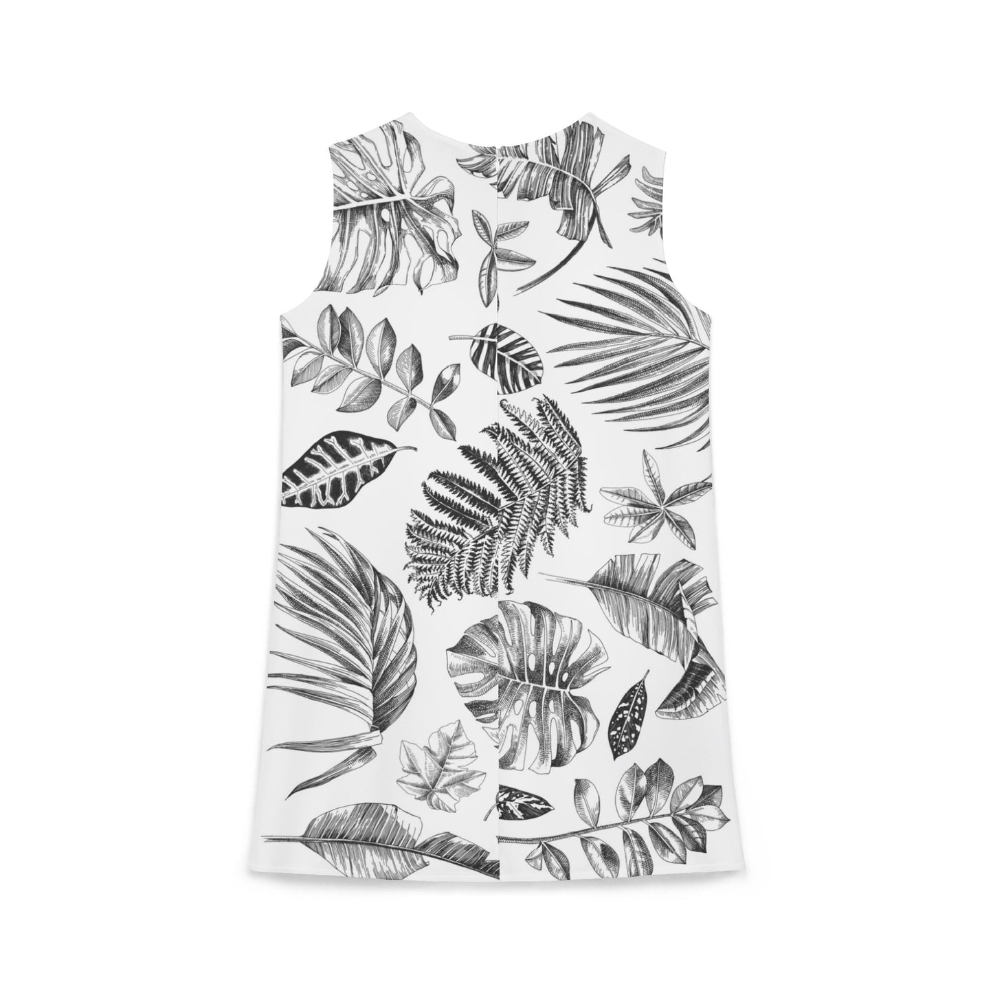 Leaf Sleeveless Dress - Tiny Zen Gardens