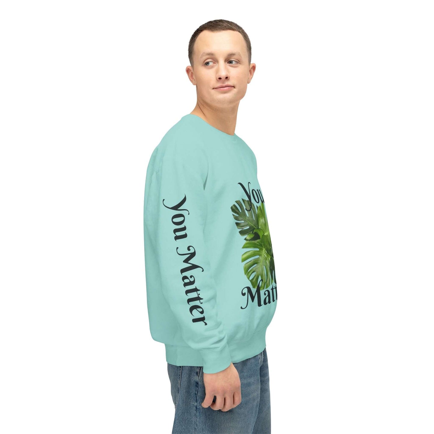 Lightweight Crewneck Sweatshirt | You Matter - Tiny Zen Gardens