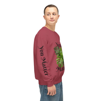 Lightweight Crewneck Sweatshirt | You Matter - Tiny Zen Gardens