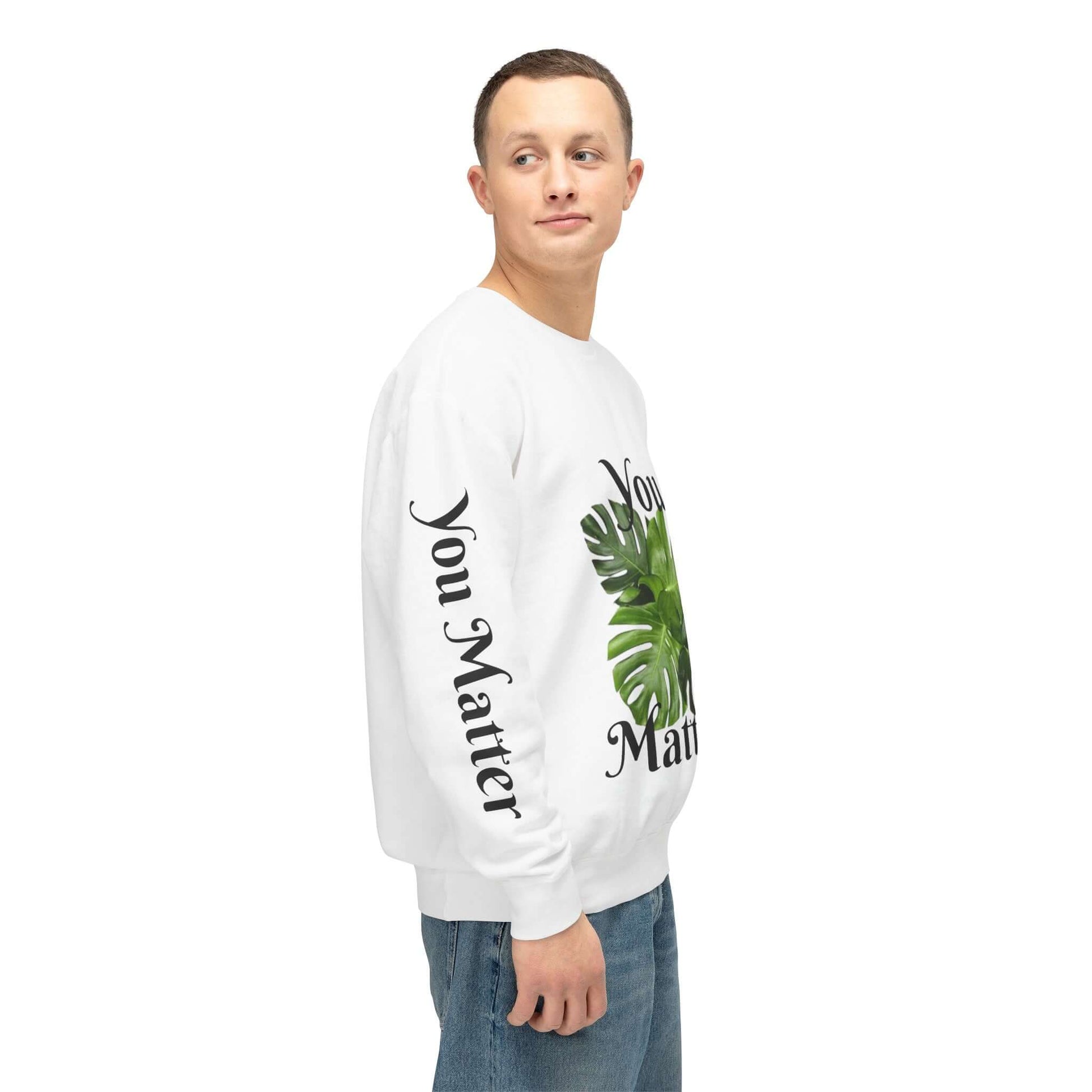 Lightweight Crewneck Sweatshirt | You Matter - Tiny Zen Gardens