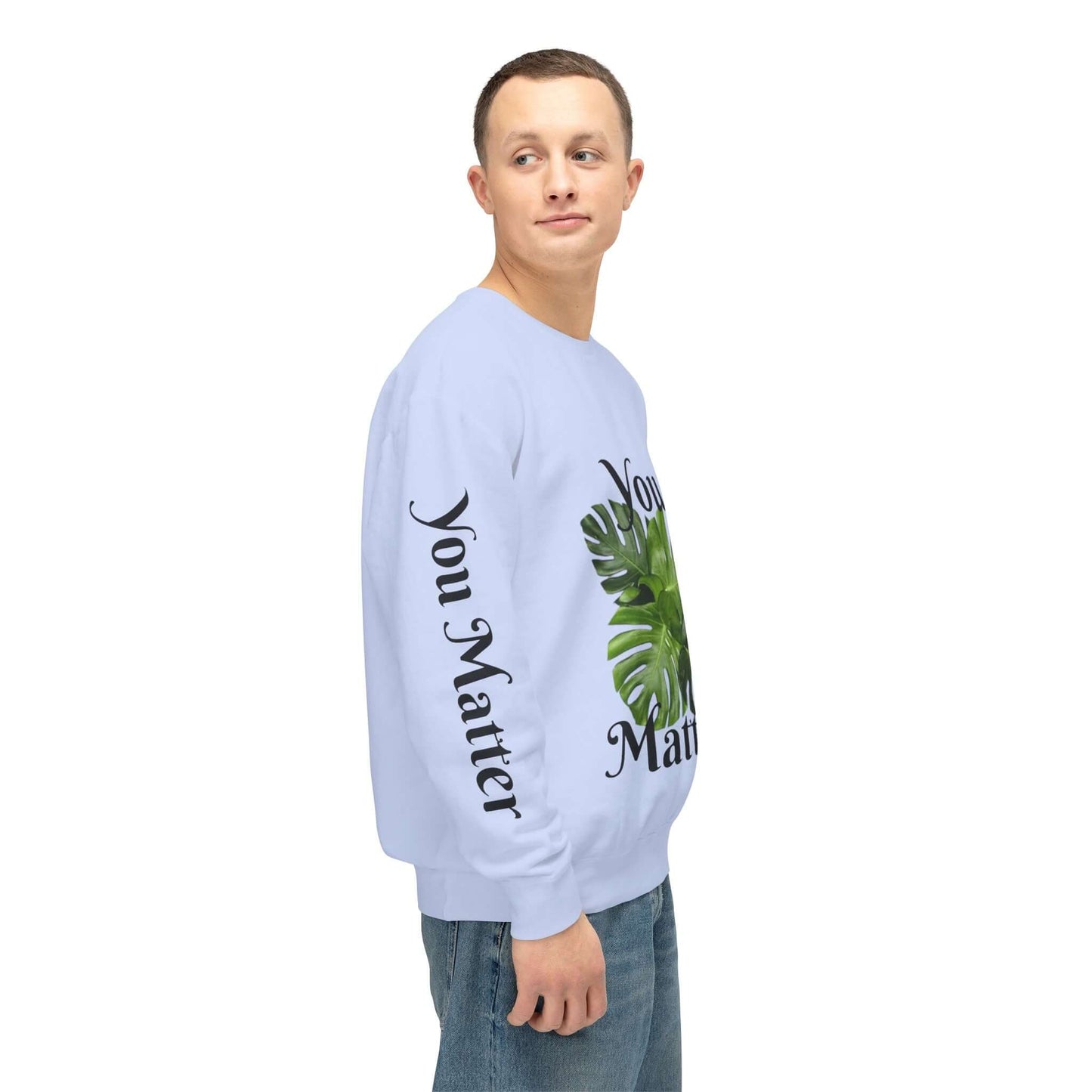 Lightweight Crewneck Sweatshirt | You Matter - Tiny Zen Gardens