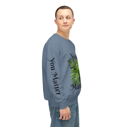 Lightweight Crewneck Sweatshirt | You Matter - Tiny Zen Gardens