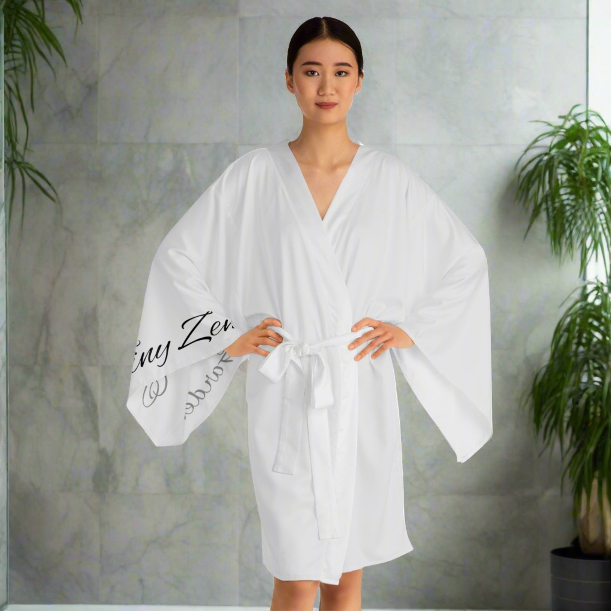 Long Sleeve Kimono Robe | Plantaholic | Tiny Zen Gardens - Tiny Zen Gardens