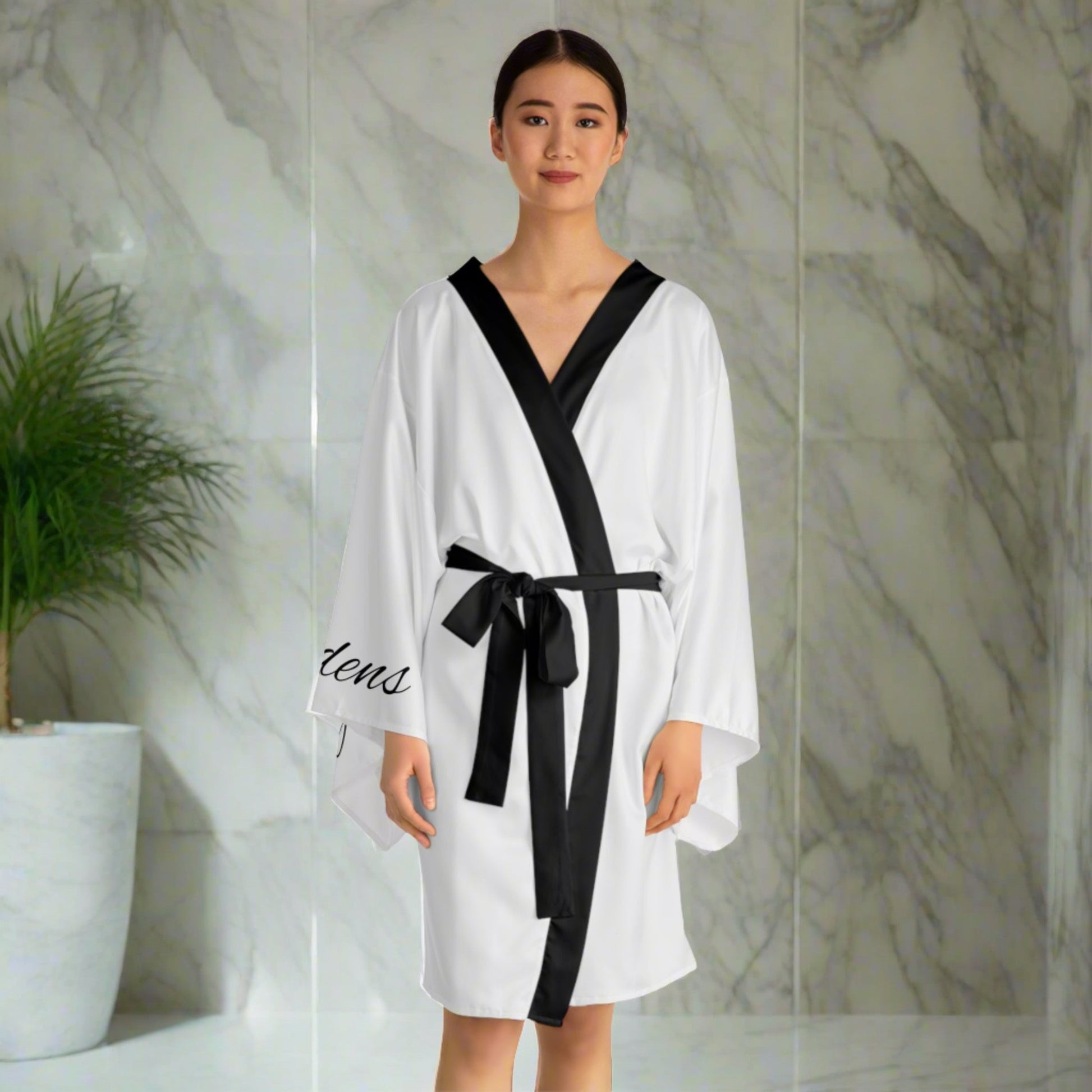 Long Sleeve Kimono Robe | Plantaholic | Tiny Zen Gardens - Tiny Zen Gardens