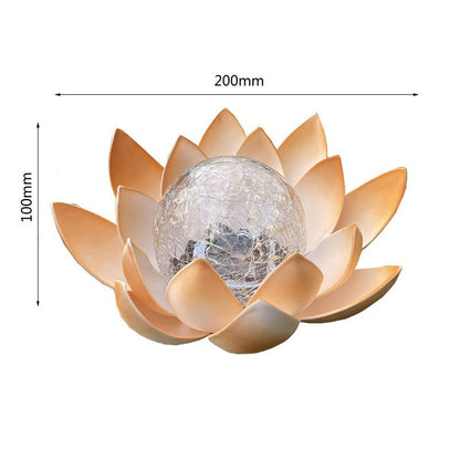 Lotus Outdoor Solar Garden Light - Tiny Zen Gardens