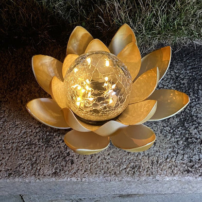 Lotus Outdoor Solar Garden Light - Tiny Zen Gardens