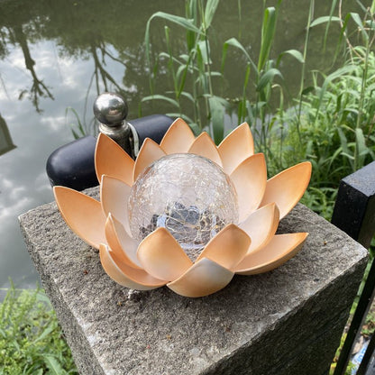 Lotus Outdoor Solar Garden Light - Tiny Zen Gardens