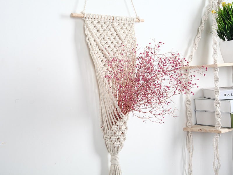 Macramé plant hanger ￼ - Tiny Zen Gardens