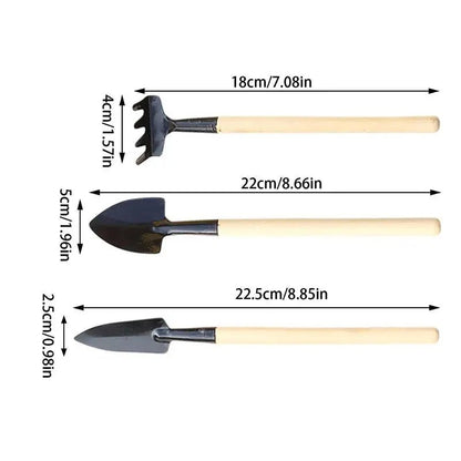 Mini 3PCS Planting Tools - Tiny Zen Gardens