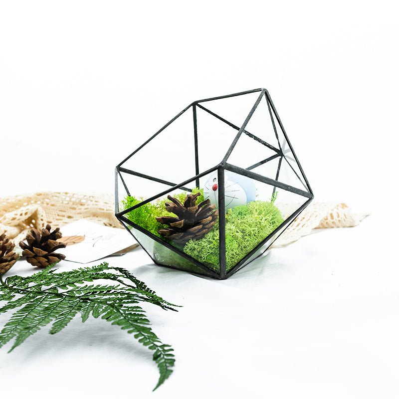 Modern geometric glass creative micro landscape - Tiny Zen Gardens