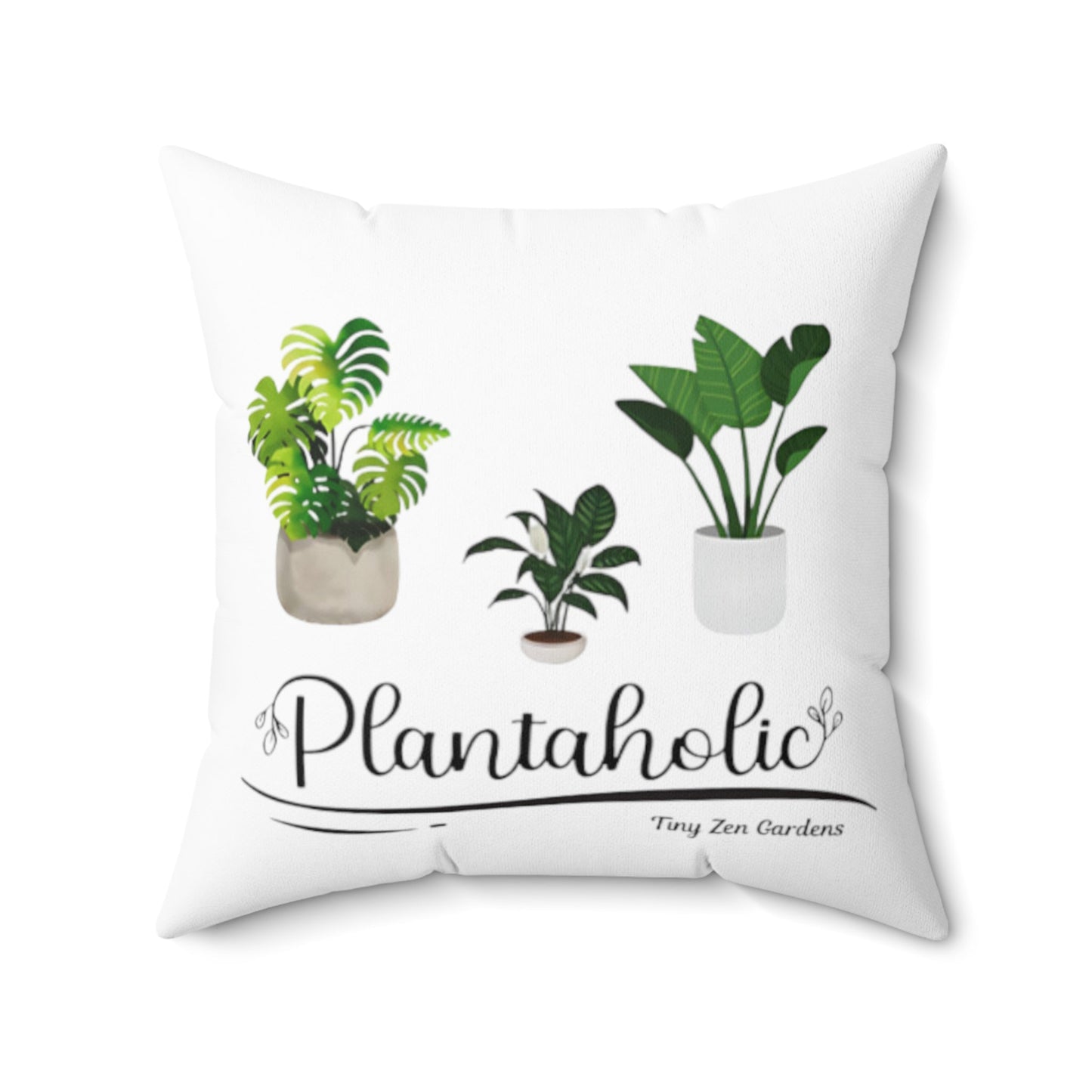 Pillow | Plantaholic | Tiny Zen Gardens - Tiny Zen Gardens