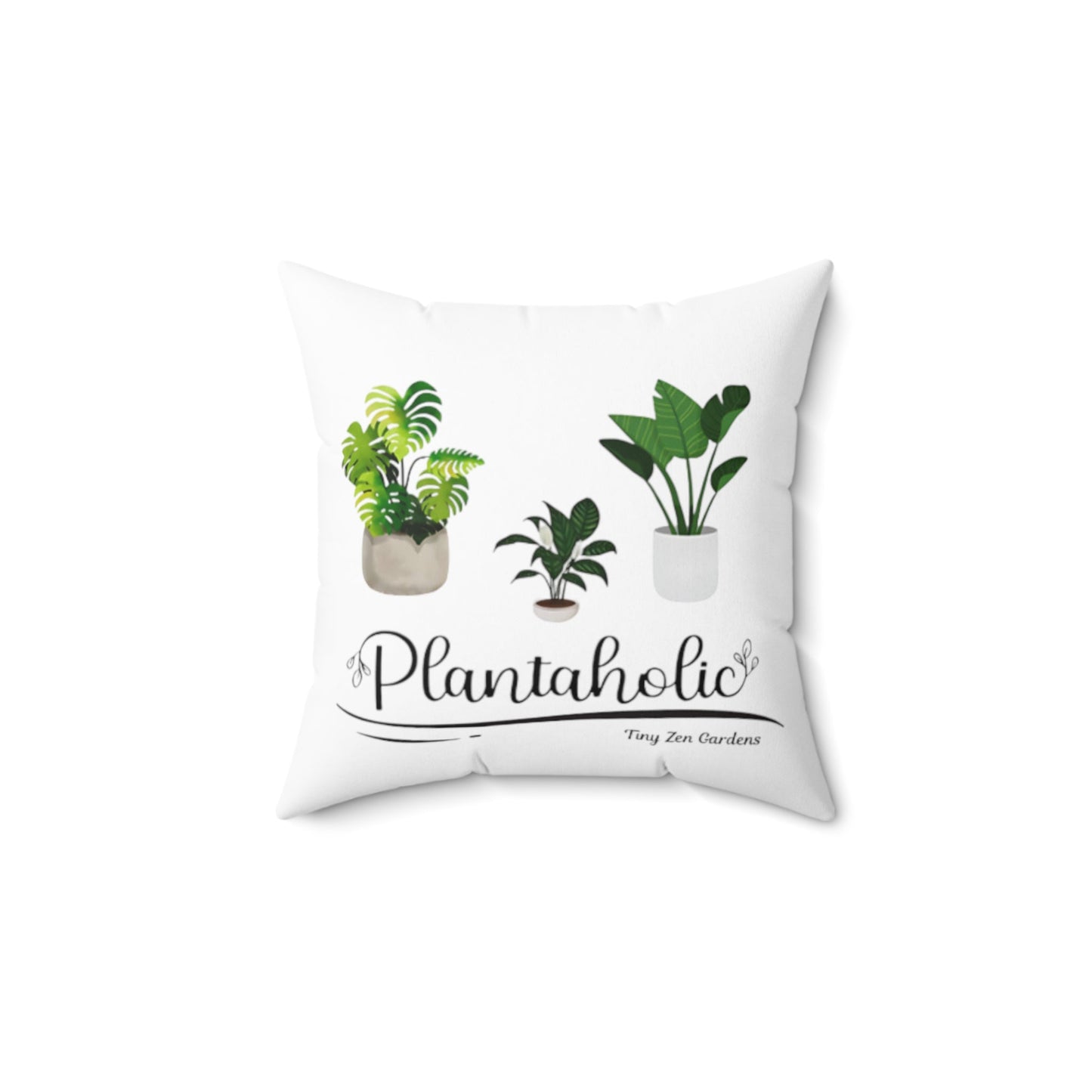 Pillow | Plantaholic | Tiny Zen Gardens - Tiny Zen Gardens