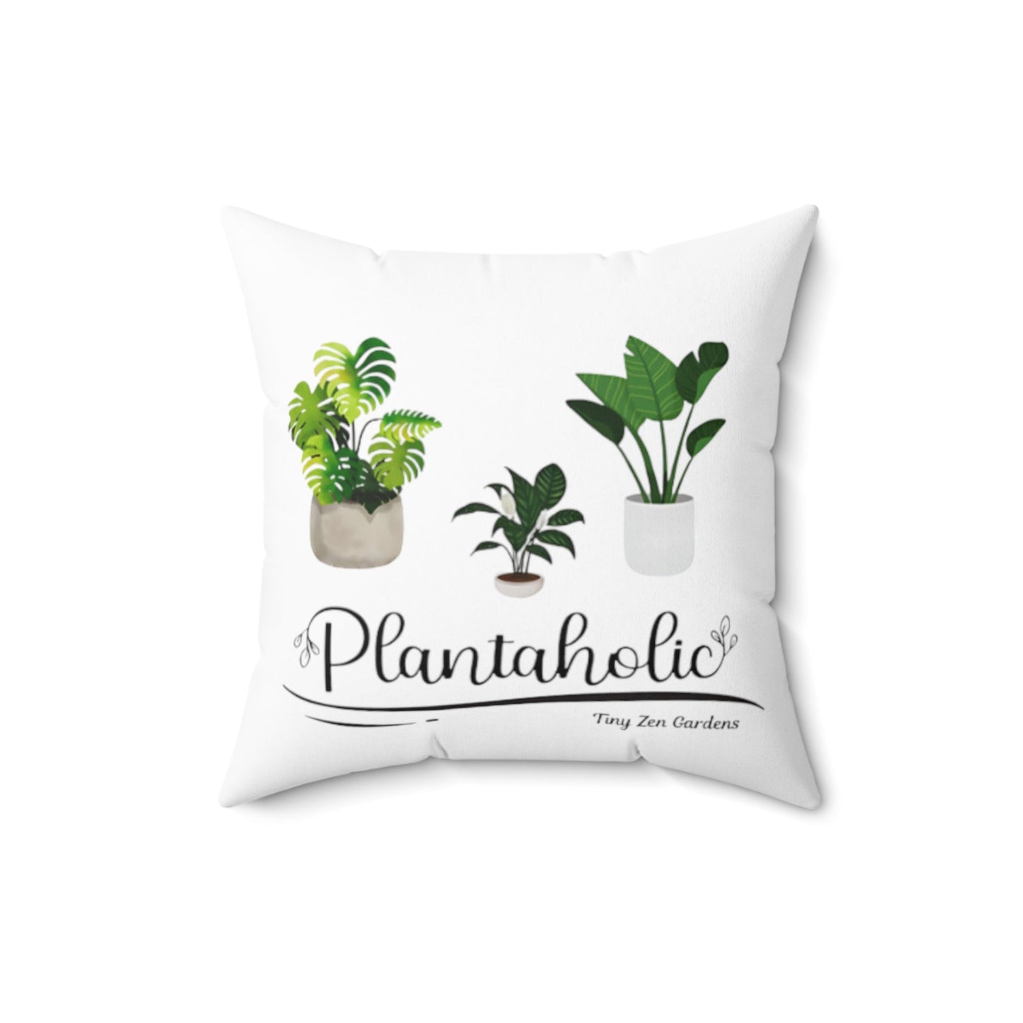 Pillow | Plantaholic | Tiny Zen Gardens - Tiny Zen Gardens