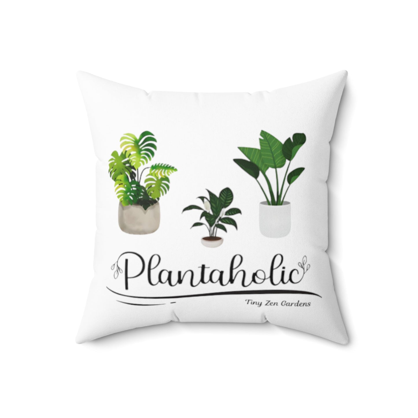 Pillow | Plantaholic | Tiny Zen Gardens - Tiny Zen Gardens