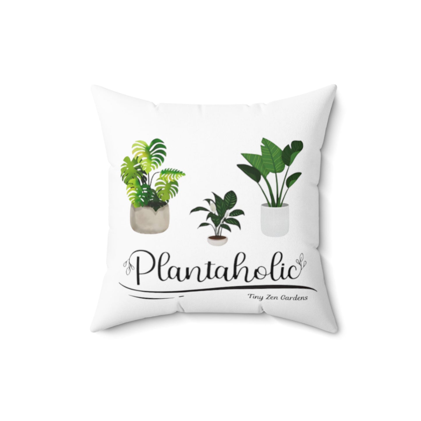 Pillow | Plantaholic | Tiny Zen Gardens - Tiny Zen Gardens