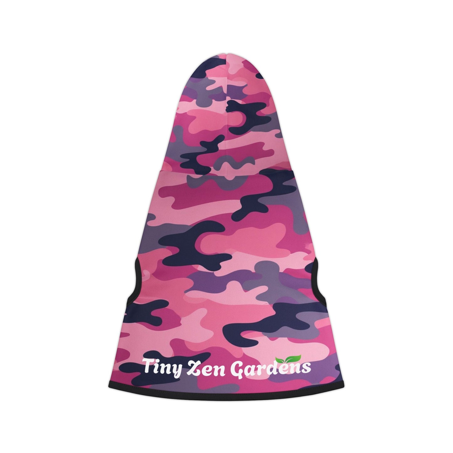 Pink Camo TZG Pet Hoodie - Tiny Zen Gardens