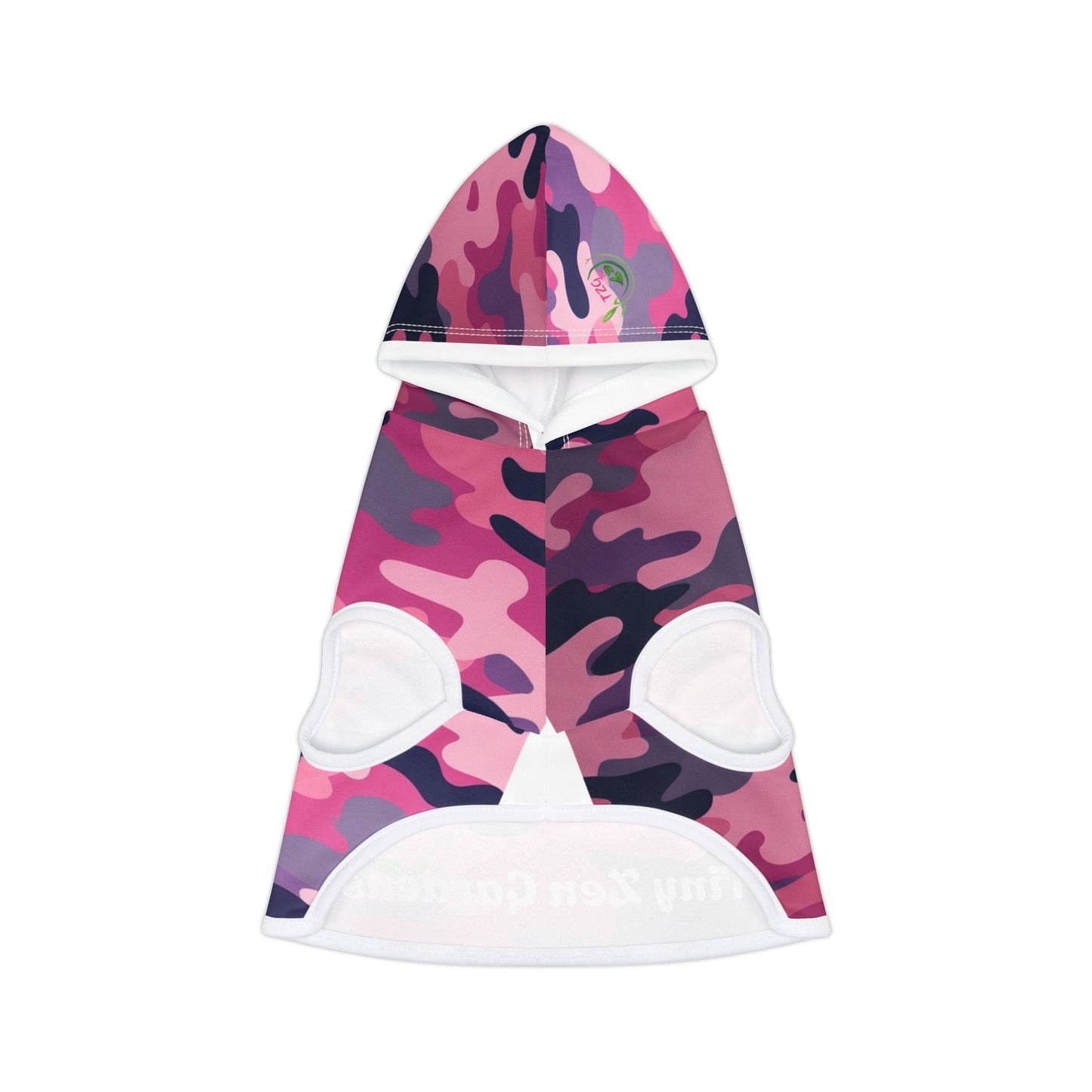 Pink Camo TZG Pet Hoodie - Tiny Zen Gardens