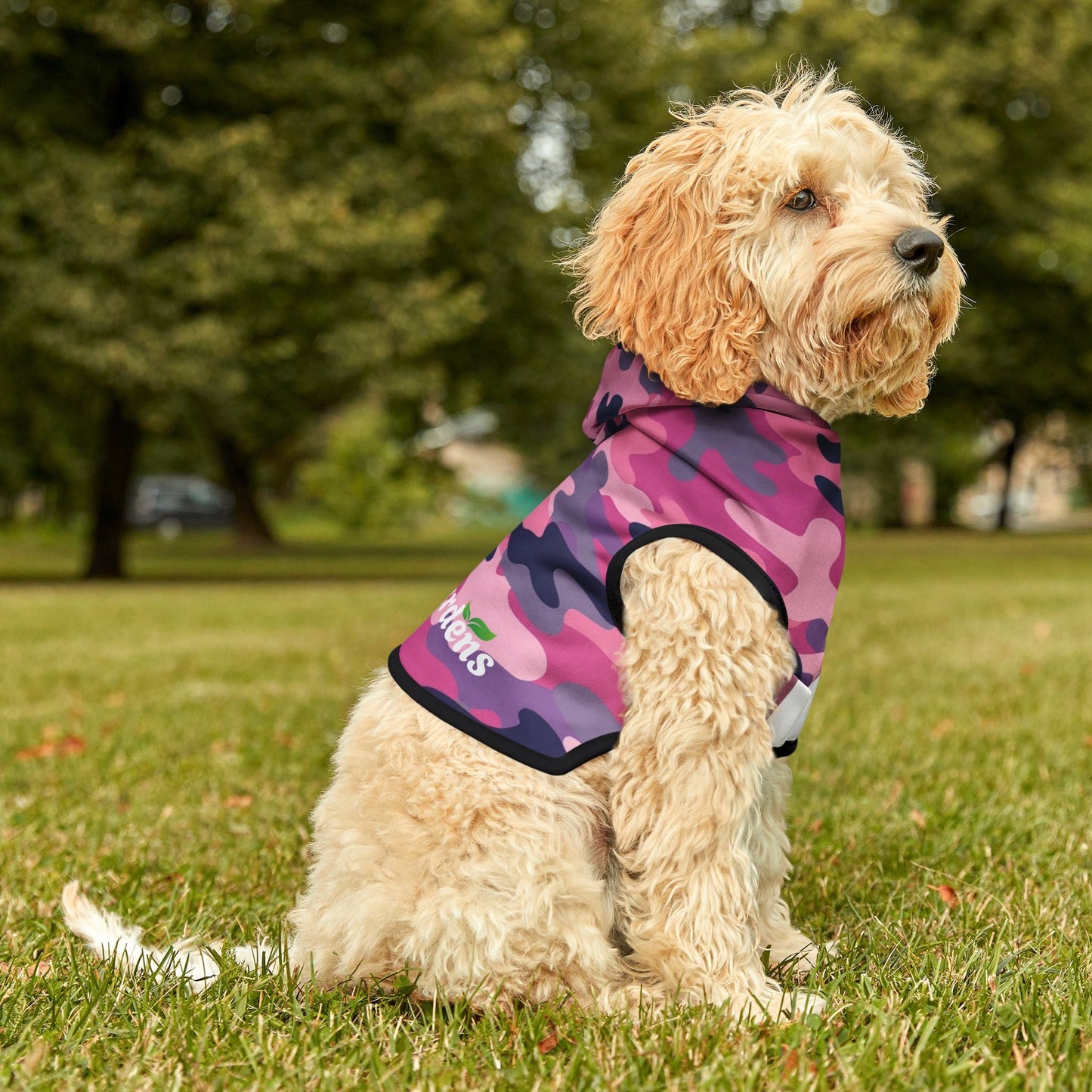 Pink Camo TZG Pet Hoodie - Tiny Zen Gardens