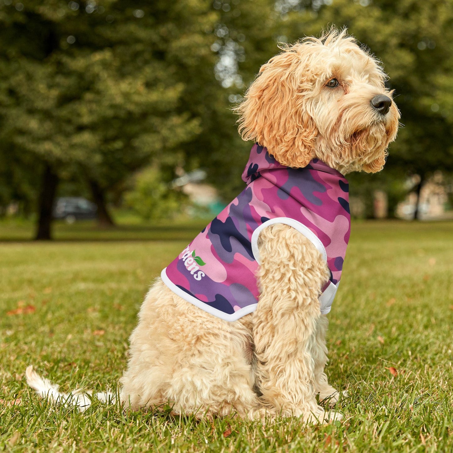 Pink Camo TZG Pet Hoodie - Tiny Zen Gardens