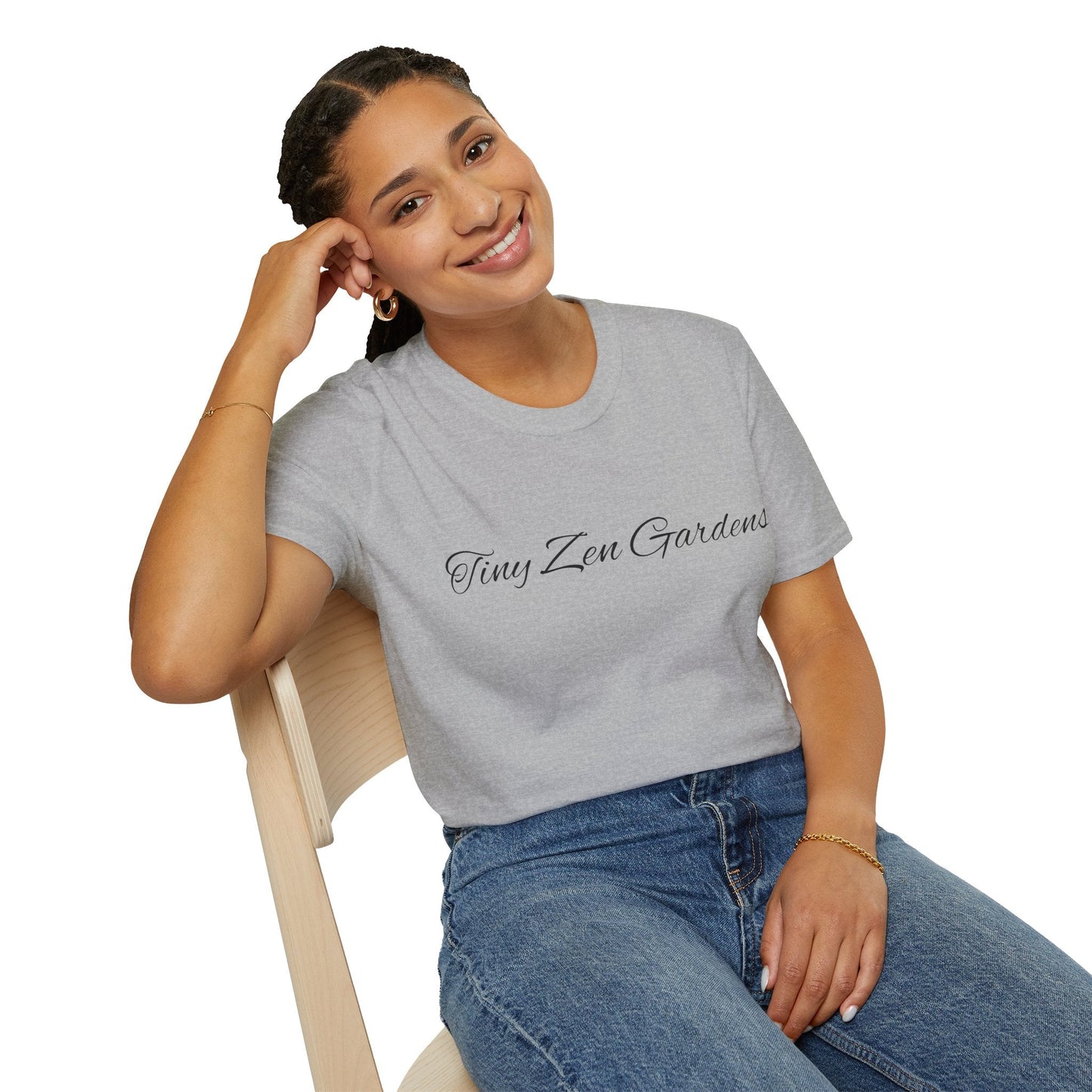 Plant - Powered Unisex T-Shirt - 'Powered By Plants' Design - Tiny Zen Gardens