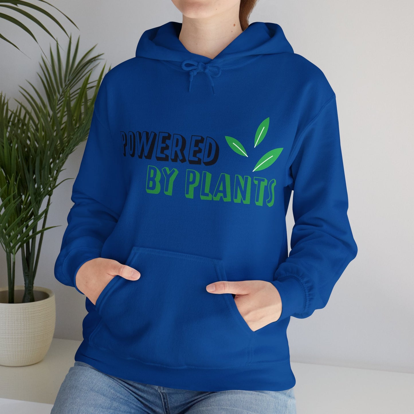 Powered by Plants Hoodie - Tiny Zen Gardens