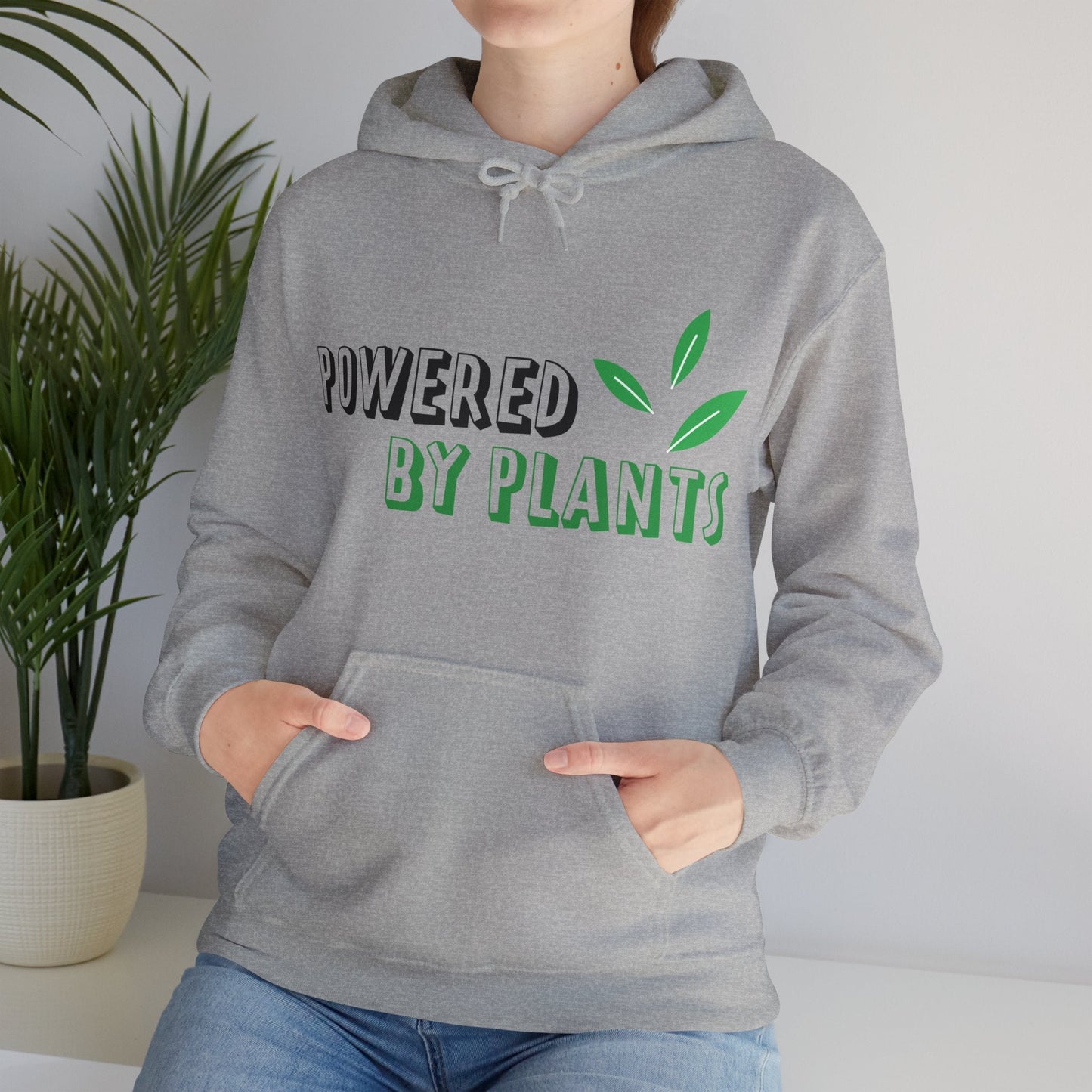 Powered by Plants Hoodie - Tiny Zen Gardens