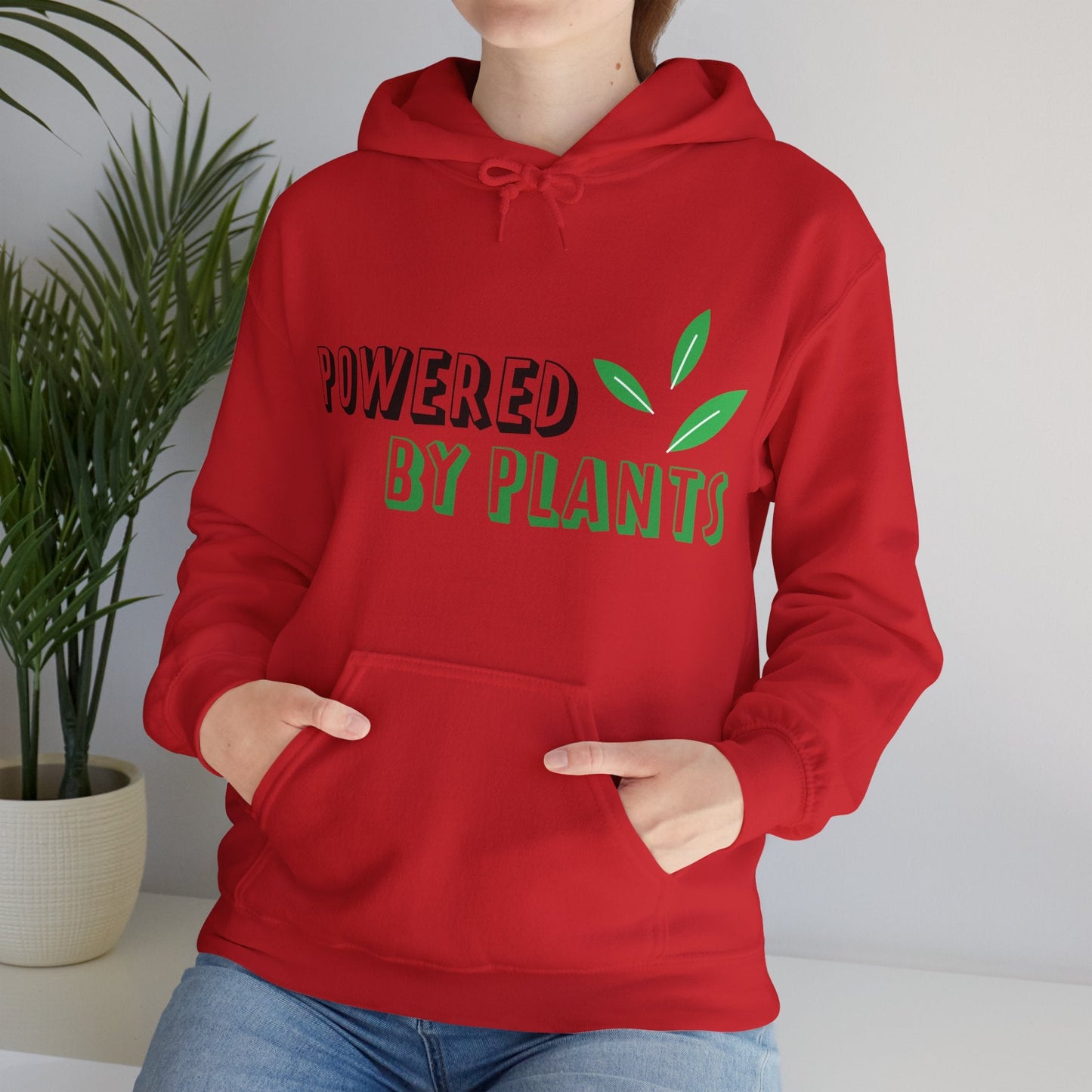 Powered by Plants Hoodie - Tiny Zen Gardens