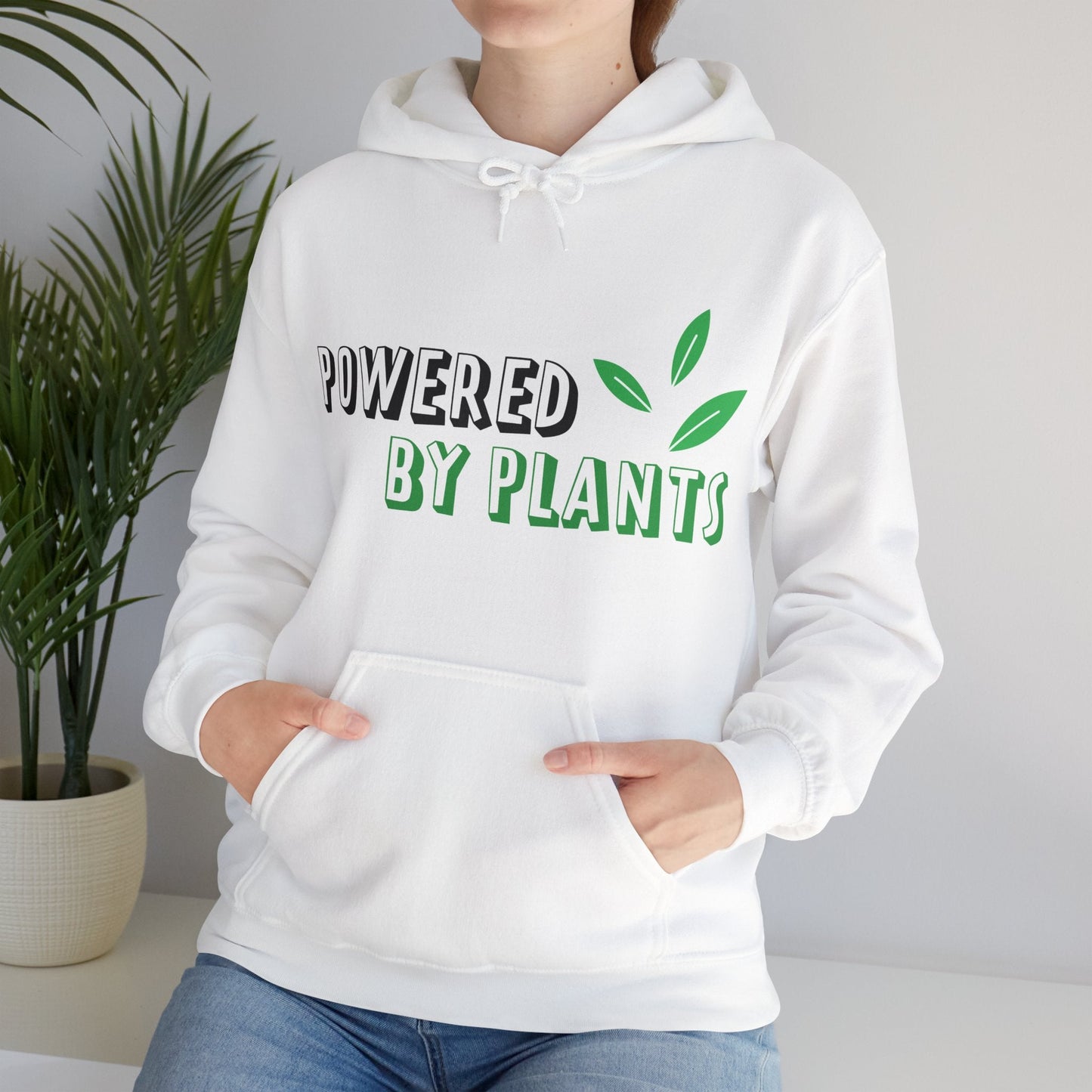 Powered by Plants Hoodie - Tiny Zen Gardens