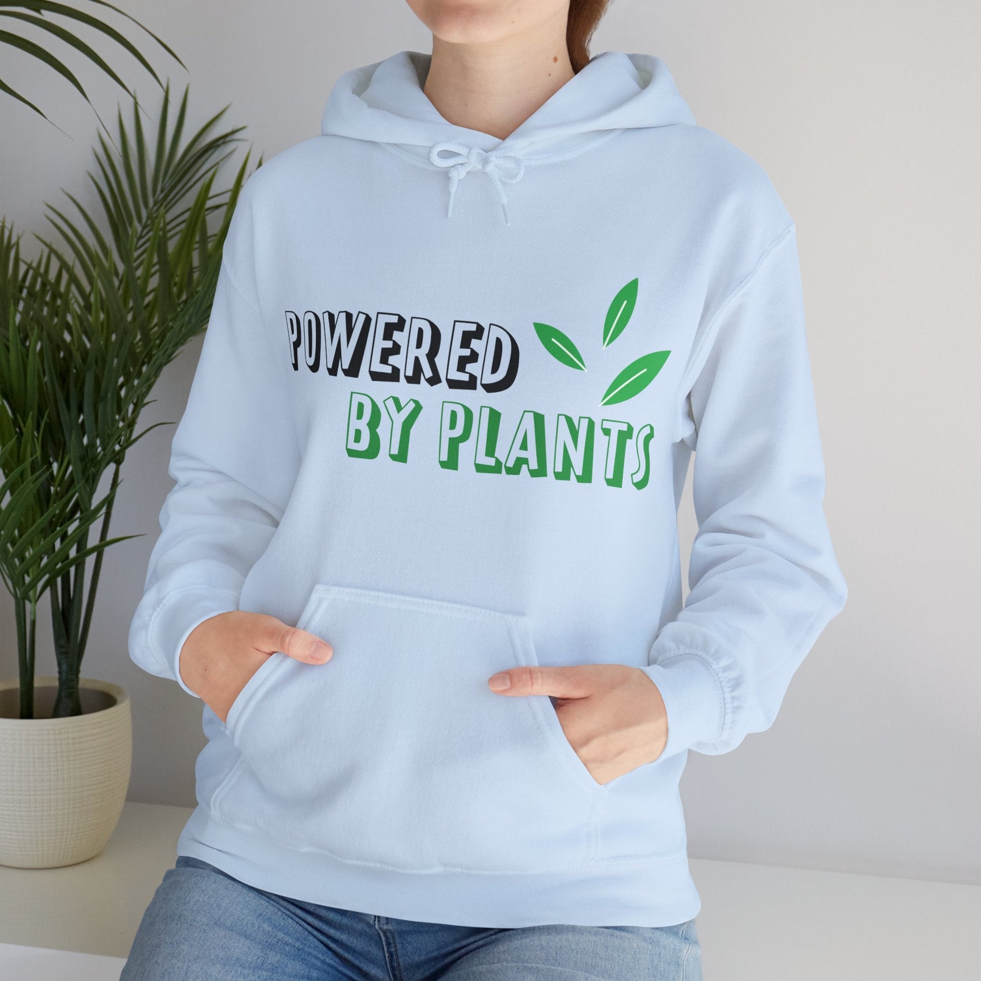 Powered by Plants Hoodie - Tiny Zen Gardens