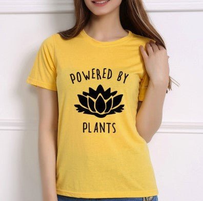 Powered By Plants Tee - Tiny Zen Gardens